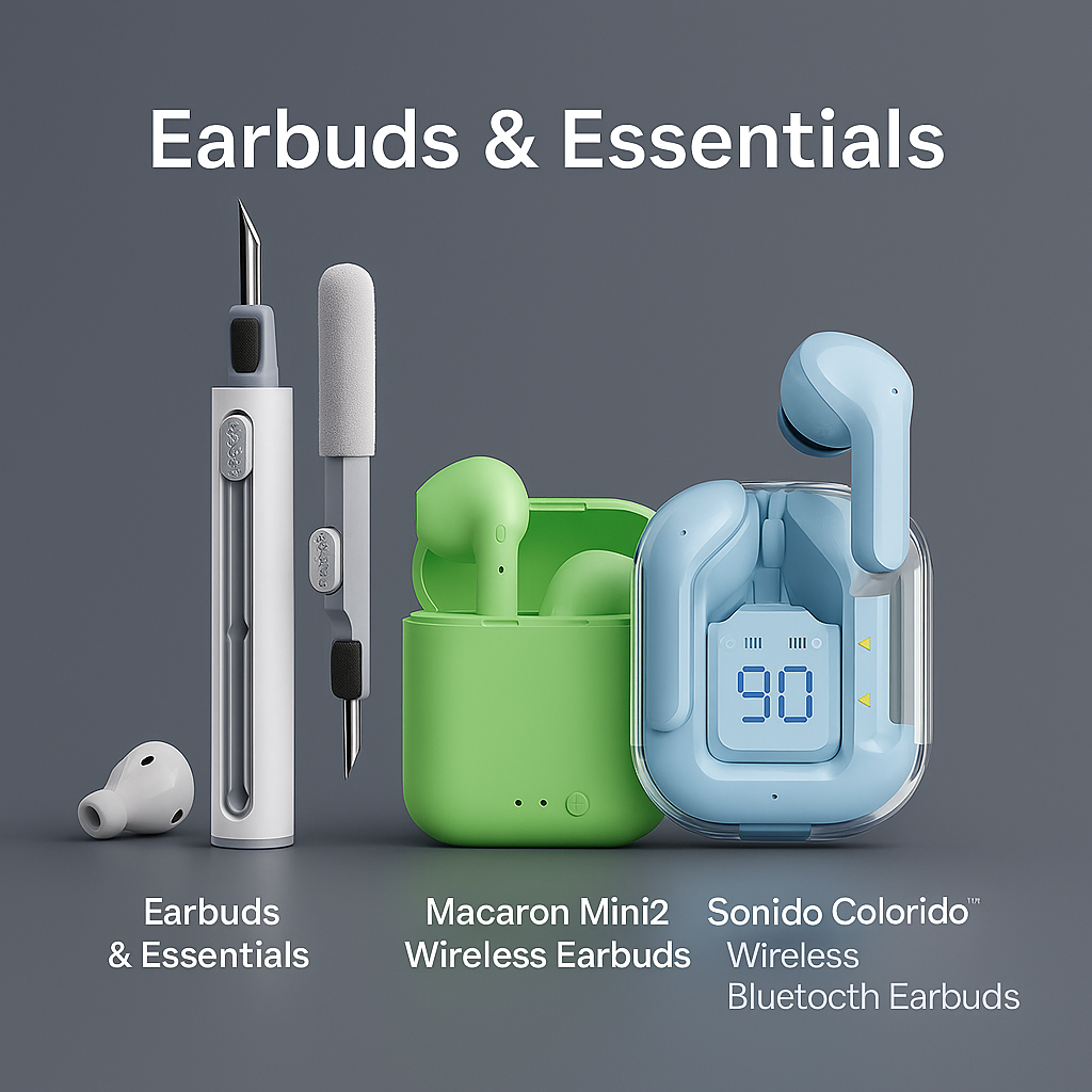 🎧 Earbuds & Essentials