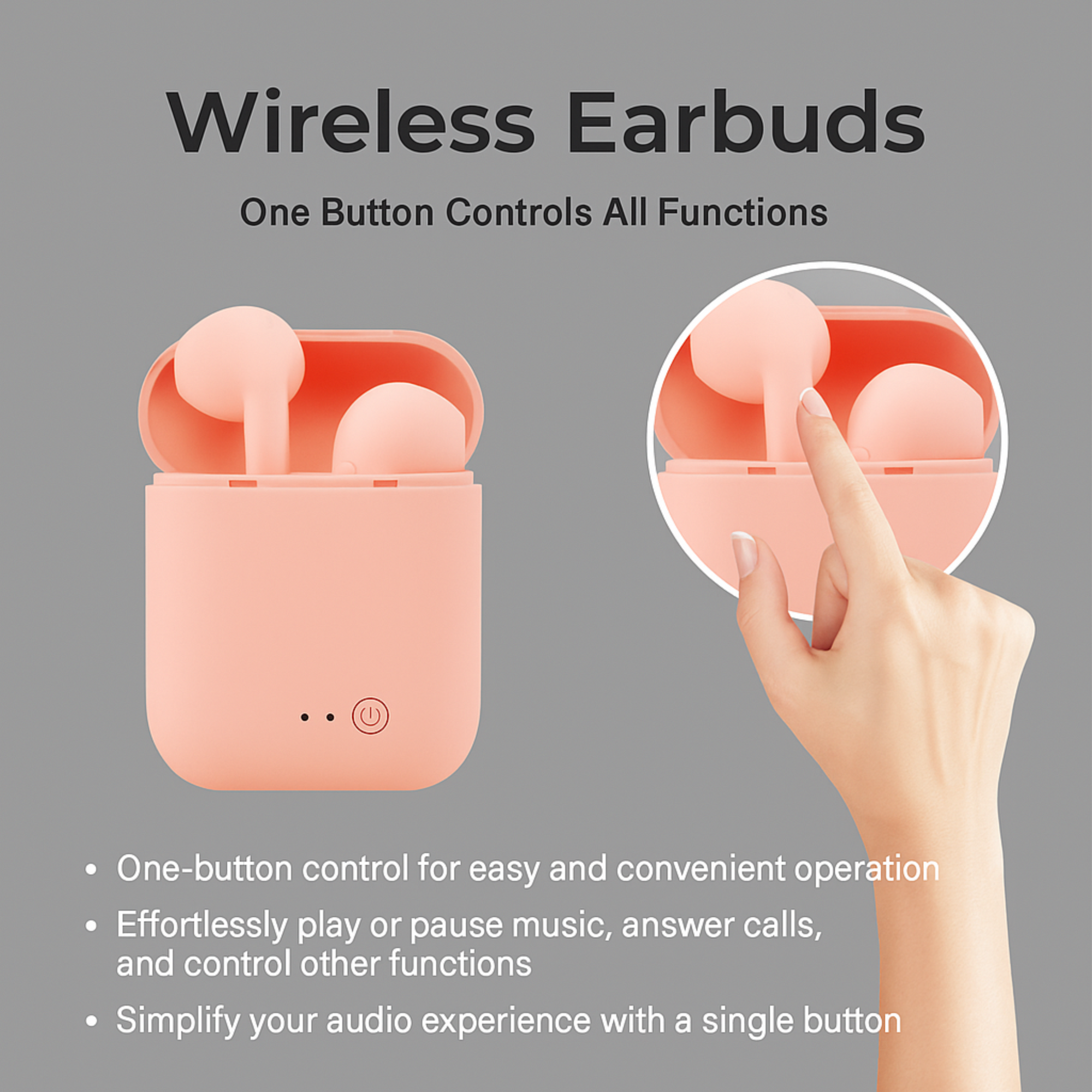 Macaron Mini2 Wireless Earbuds – Lightweight, Colorful, Crystal Sound
