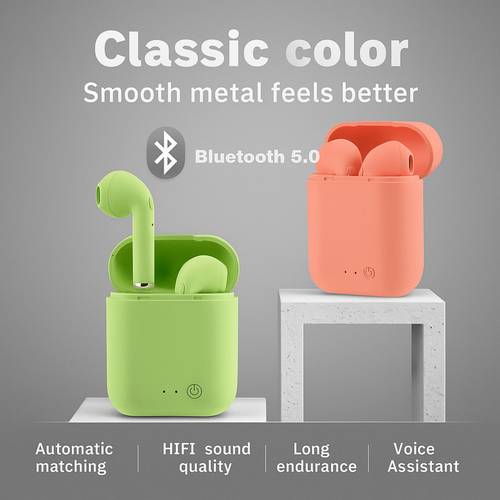 Macaron Mini2 Wireless Earbuds – Lightweight, Colorful, Crystal Sound