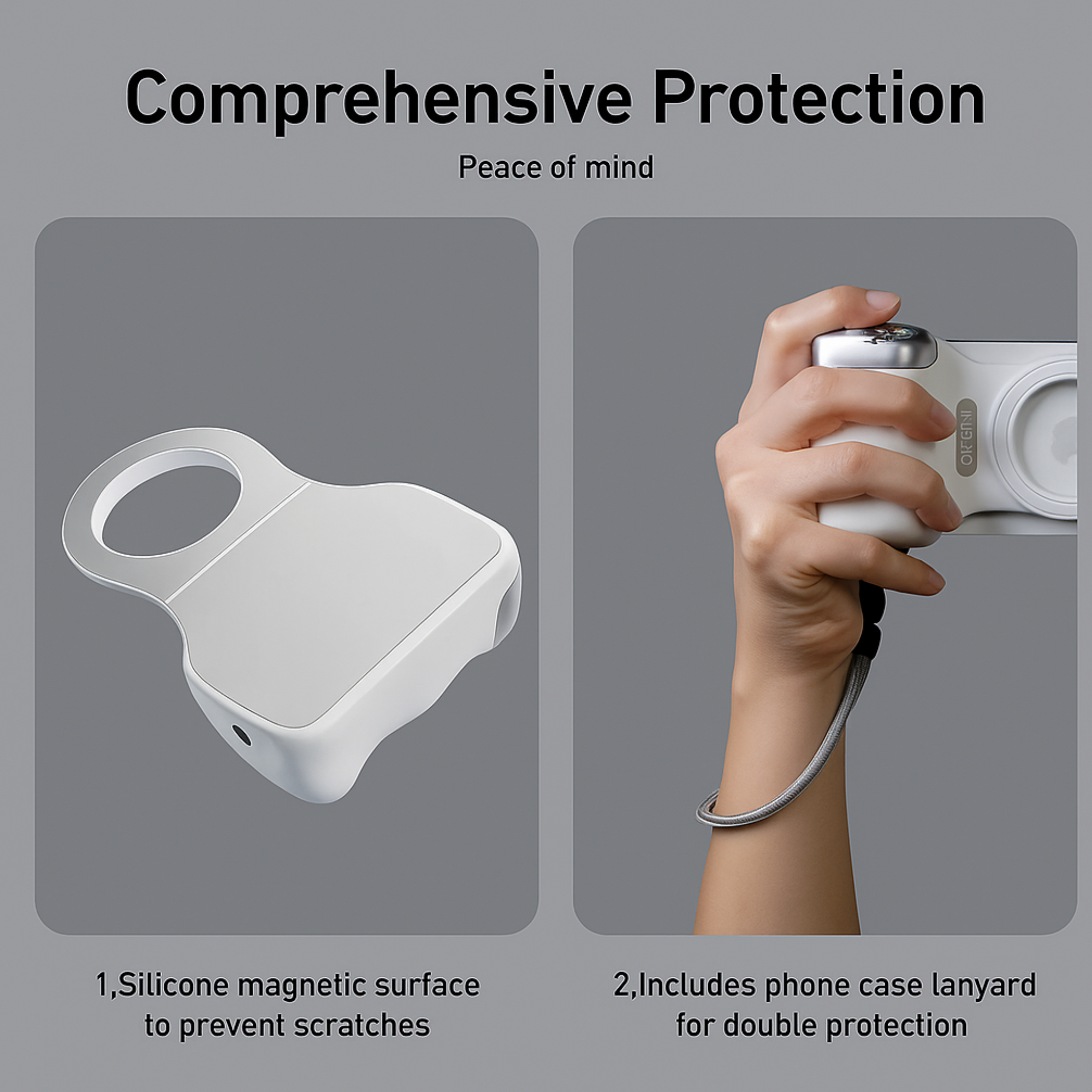 FunShot™ Magnetic Camera Grip – Steady Shots & Wireless Control